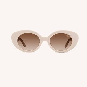 DEZI THELMA SUNGLASSES | HEAVY CREAM / HONEY FADED